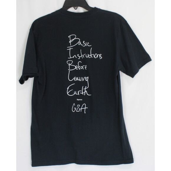 Supreme x GZA Liquid Swords Midnight Blue Shirt M Wu-Tang Clan FW18 - Picture 2 of 7